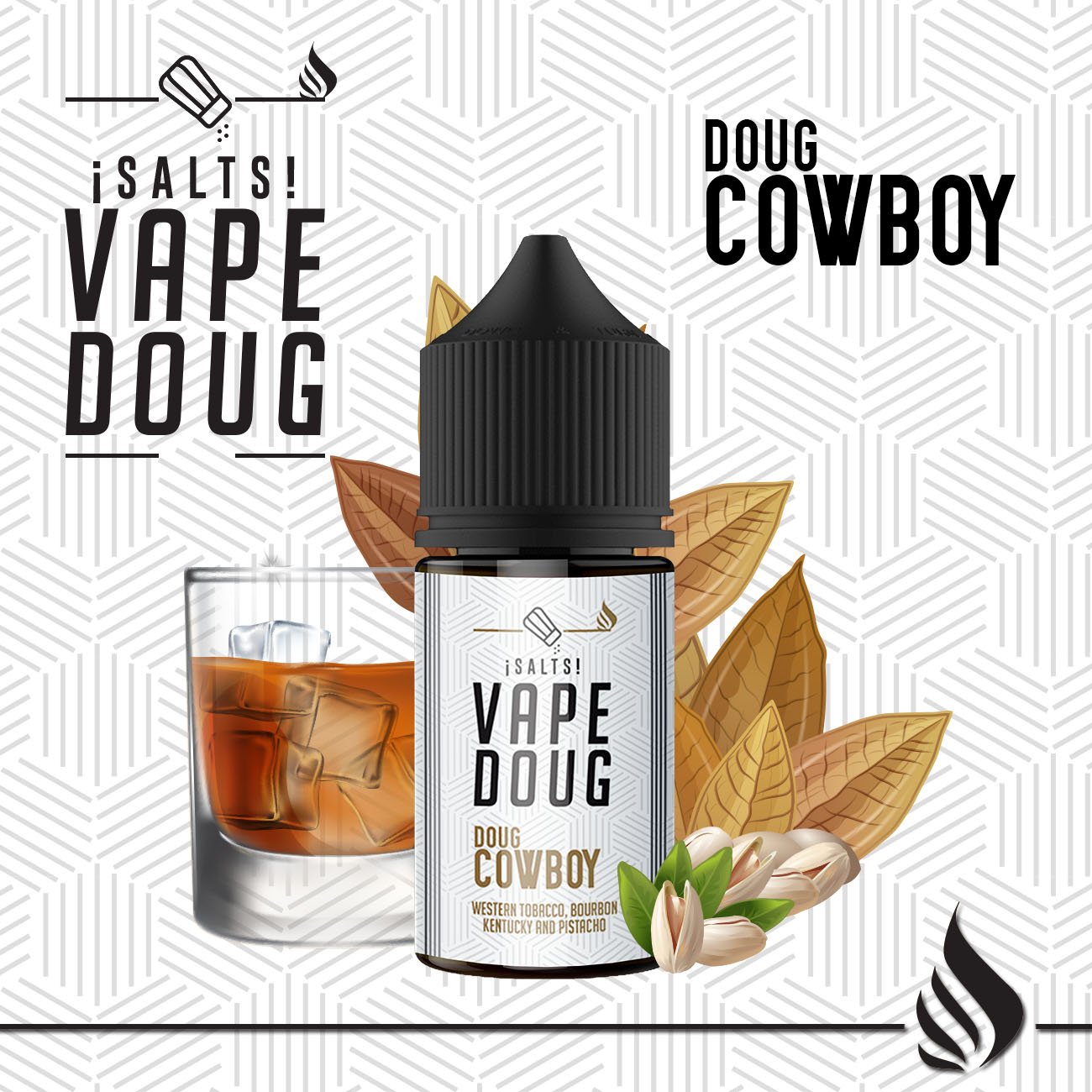 Doug Cowboy 30ml con Sales de nicotina 20/30/40 mg/ml