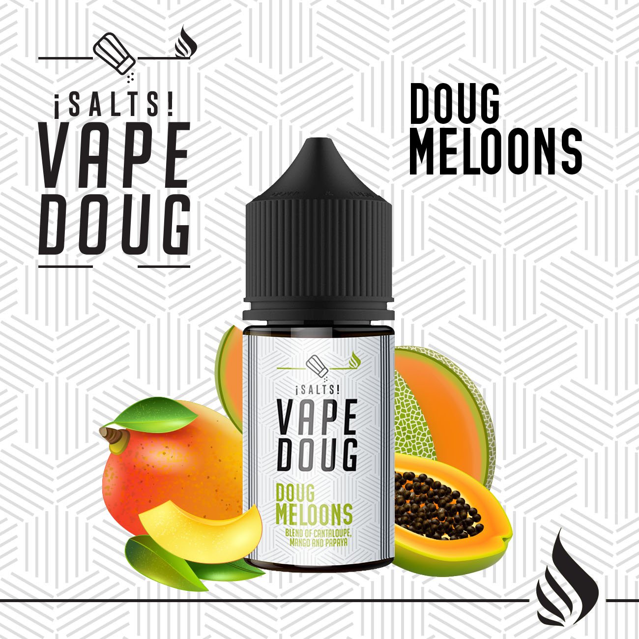 Doug Meloons 30ml con Sales de nicotina 20/30/40 mg/ml