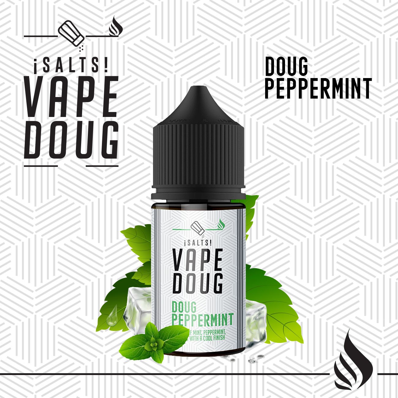 Doug PepperMint 30ml con Sales de nicotina 20/30/40 mg/ml